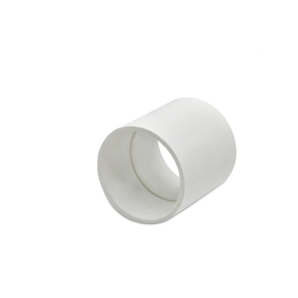 UPVC COUPLING 1/2 INCH SCHEDULE 40 WHITE AGM