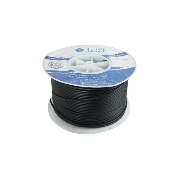 DISH (COAXIAL)CABLE RG6 BLK-(RG6ZFBS7)