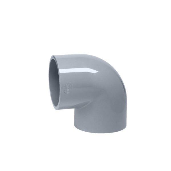 CPVC ELBOW 90° 1/2 INCH SCHEDULE 80 SOLVENT JOINT GREY BAHRAIN PIPES