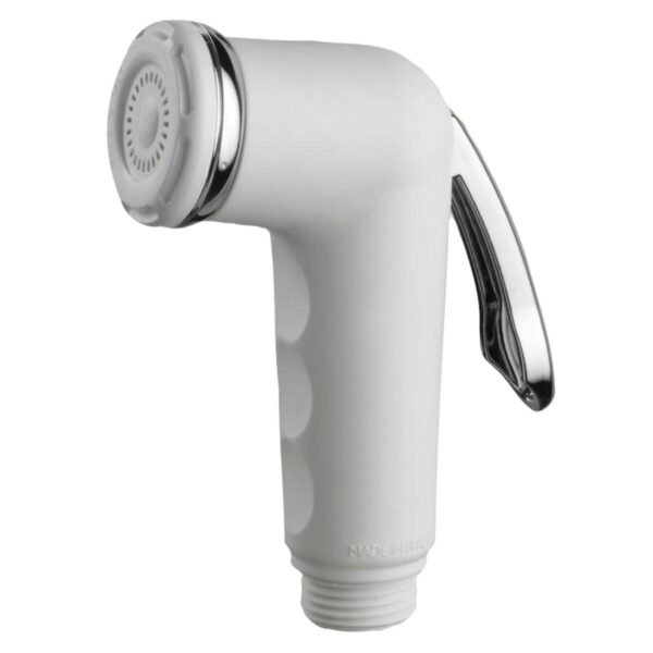 SHATTAF HAND SHOWER WHITE AND CHROME PLATED MODEL S100 EURODOCCIA ITALY