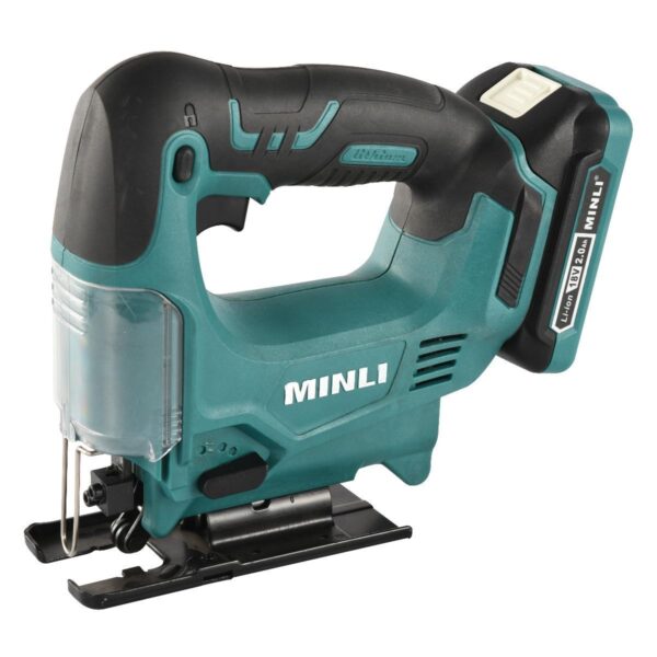 MINLI CORDLESS DRILL JIG SAW SIZE 65mm WITH BATTERY SIZE 18V MODEL NO DC301 - CHINA