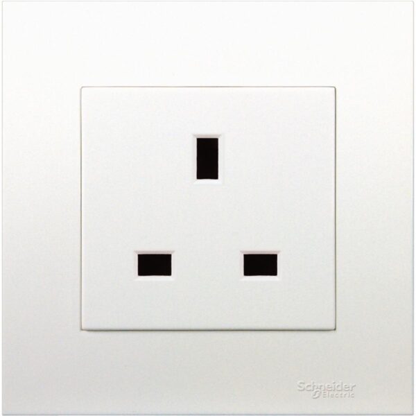 SCHNEIDER VIVACE SOCKET UNSWITCHED 13A 7*14cm 250V-KBT426 WHITE