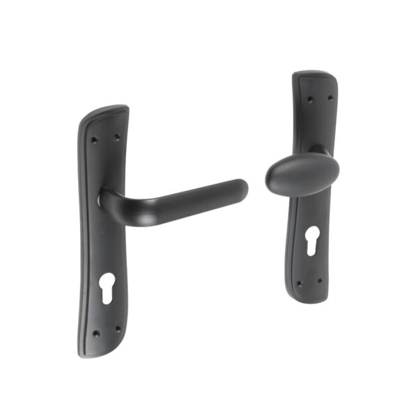 DOOR HANDLE IKOS (FIXED & MOVABLE) NO. QL2102 MATTE BLACK - CHINA