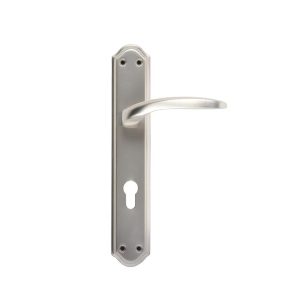 DOOR HANDLE WHITE SWAN NO. 5979 MATTE SATIN NICKEL