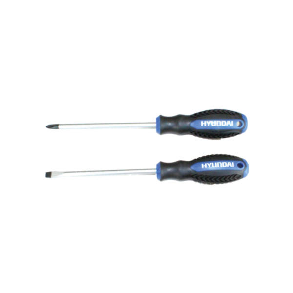 Hyundai 6-Piece Screwdriver Set with Plastic Grip - HHT0023