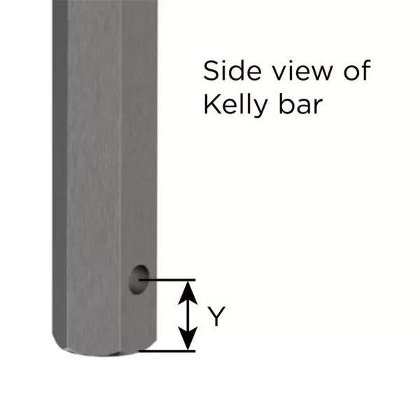 Anchor, Tool, Kelly Bar Adapter, 2.0in Hex, 10,000 ft-lb rating - Image 3