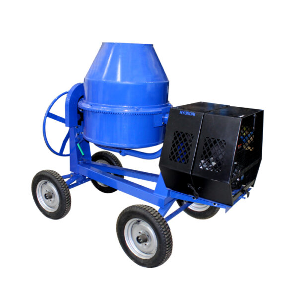 Hyundai Gasoline Concrete Mixer (330L/330Kg) with 13HP Engine - HLCE0009