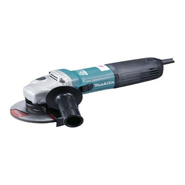 Makita Angle Grinder 125mm(5 inch) , Slide Switch, SJS II, Anti-Restart Function , 1400W, 2800-11000rpm, 2.5kg GA5040CZ