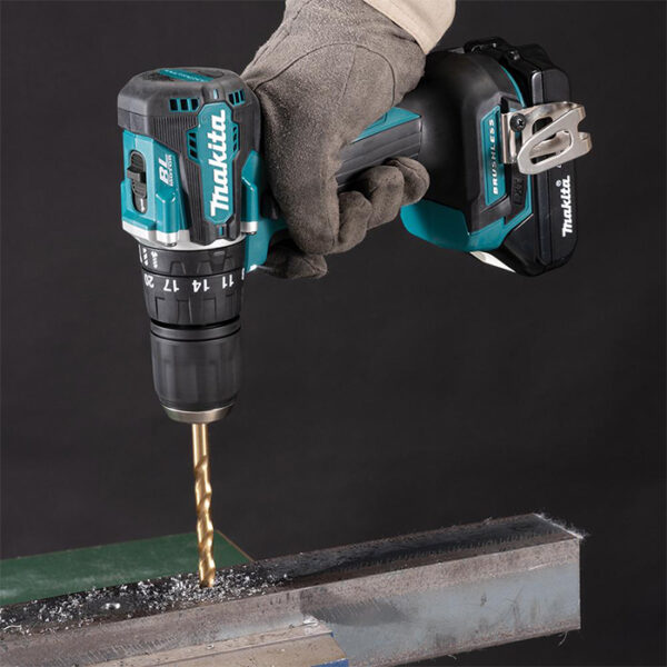 Makita Cordless Percussion Driver Drill, Drill Chuck 13mm, 18V, 2 Speed, 1700rpm, 40Nm, 1.7kg DHP487RTJ - Image 3