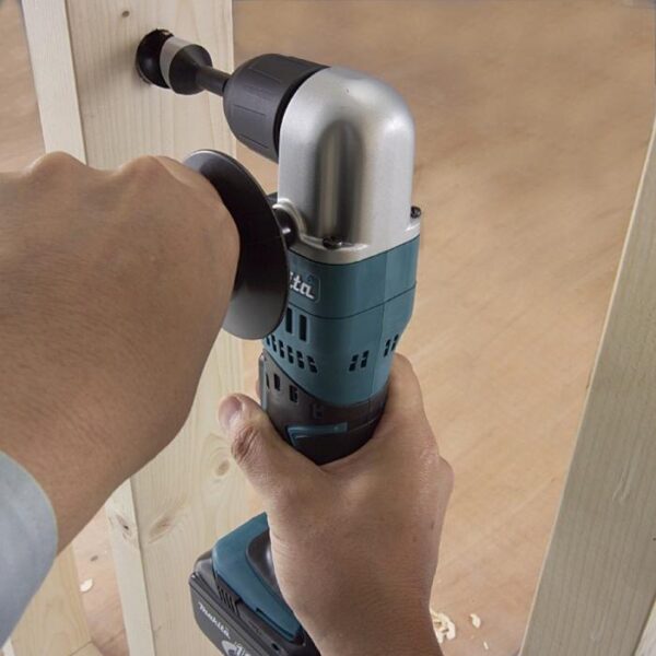 Makita Cordless Angle Drill For Steel , Wood, Chuck 10mm(3/8 inch) , 18V, 0-1800rpm, 1.9kg DDA351Z - Image 4