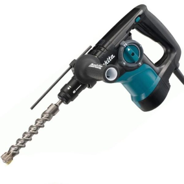 Makita Combination Hammer For Concrete , Steel , Wood , 28mm , 3 Operation Modes, 800W, 0-1100rpm, 3.2kg HR2810