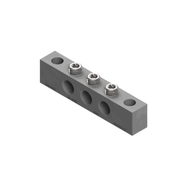 3 Posittion Ground Block w/Allen Head Screws