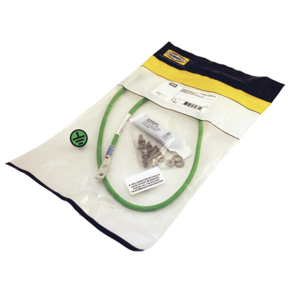 Grounding and Bonding, Grounding Kit, D-Lug, #6 AWG, 9", PX, Hardware