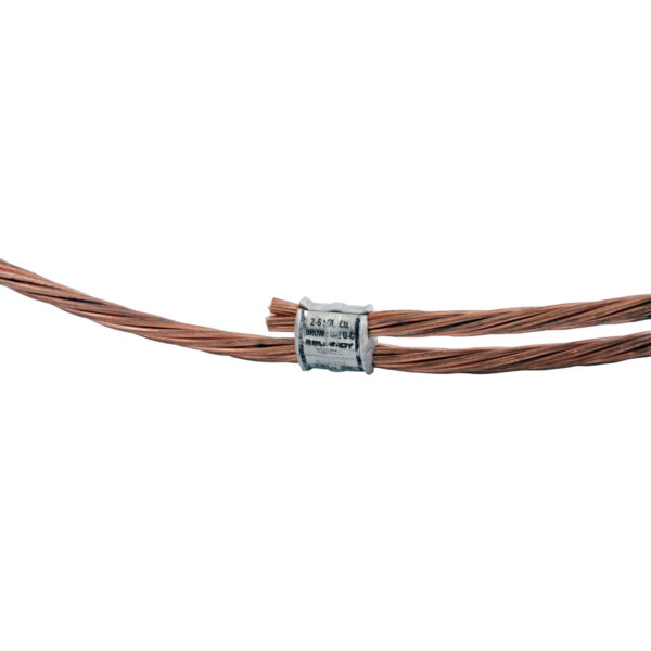 Grounding and Bonding, Copper H-Tap, 2, #2 AWG, Index C Brown - Image 2